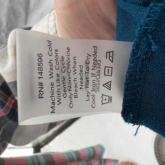 Universal Standard Wide Neck Short Sleeve Knee Length Dress Blue Size Large - Picture 12 of 12